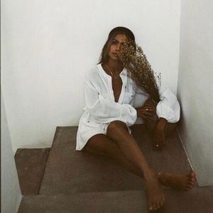 Sabo Skirt Estelle Romper (white) - size XS